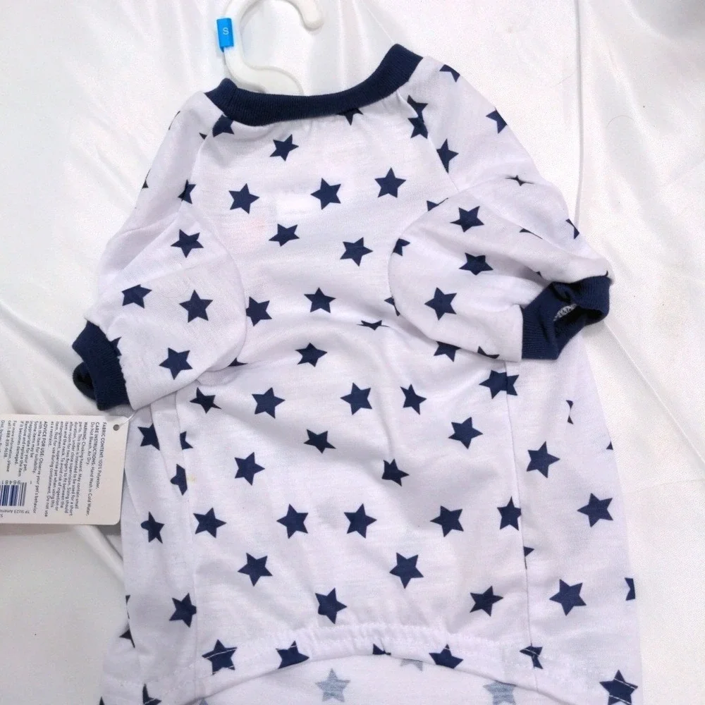 Top Paw All American Dog T-Shirt Small Stars Stripes Patriotic Pet Apparel